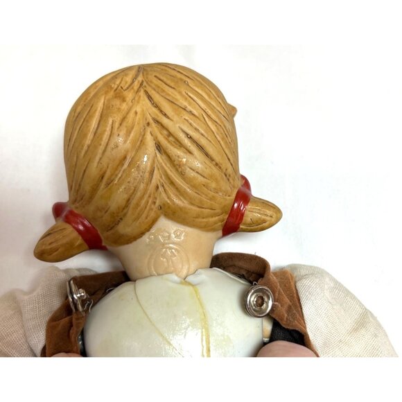 Vtg Hummel Goebel Style Hansel Gretel String Jointed Porcelain Dolls Bisque 11” - Picture 12 of 13